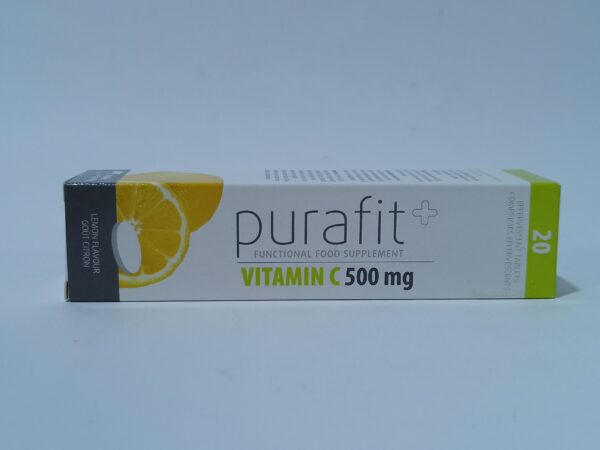 VITAMIN C 500MG 20EFF PURAFIT