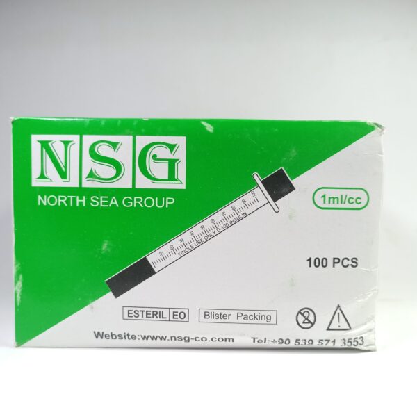 INSULIN SYRING NSG 1ML 100Pcs