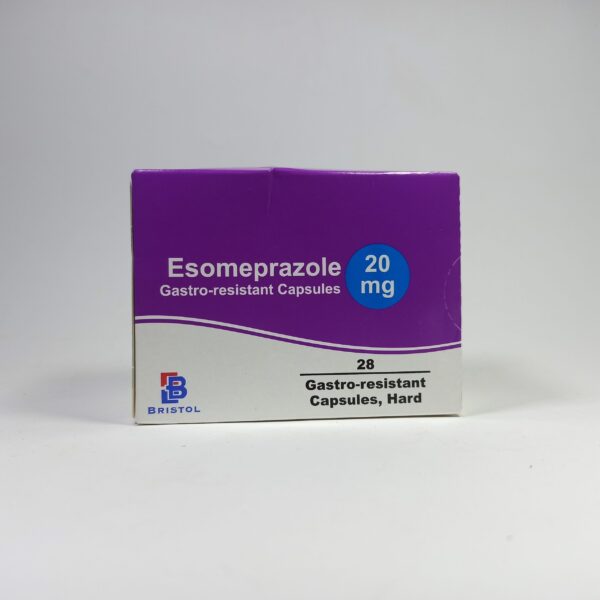 ESOMEPRAZOLE 20MG 28TAB BRISTOL