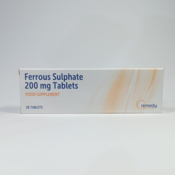 FERROUS SULPHATE 200MG 28TAB REMEDY UK