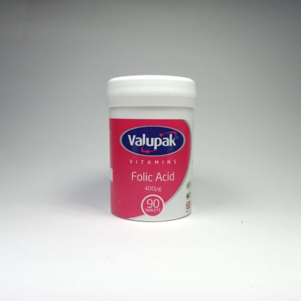 FOLIC ACID 400MCG 90TAB VALUPAK