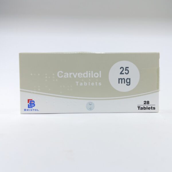 CARVEDILOL 25MG 28TAB BRISTOL